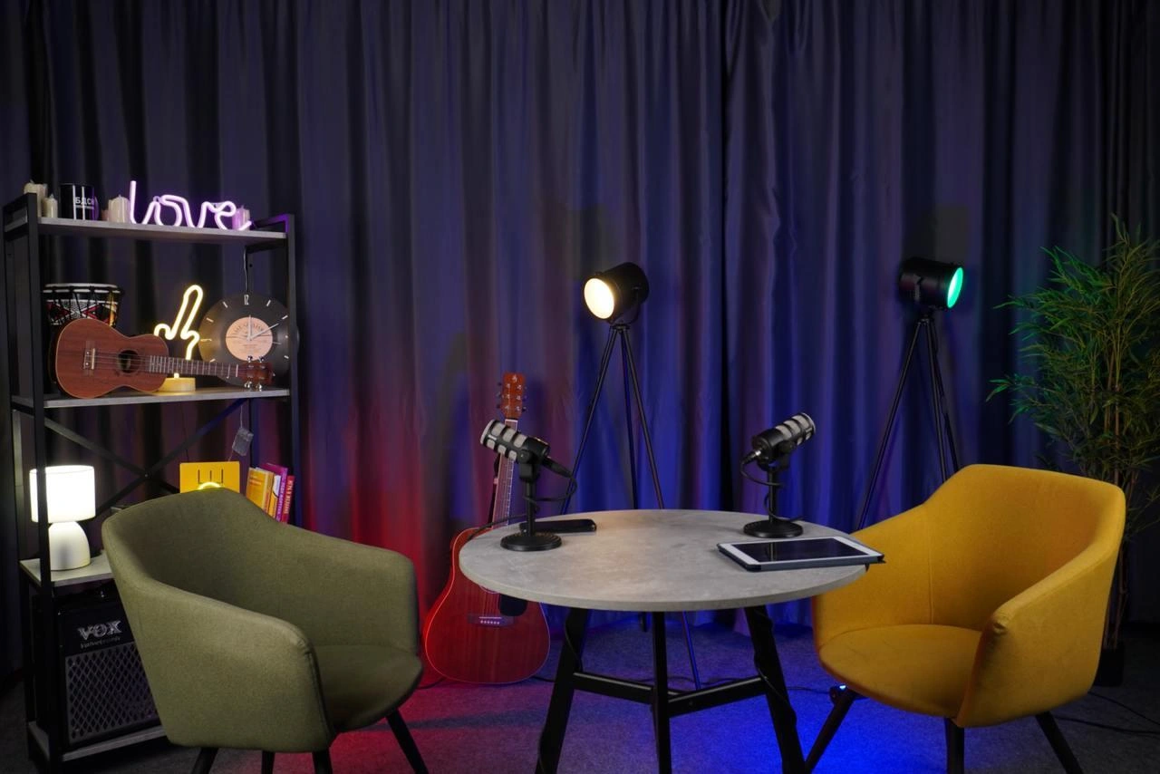 Общий план видео студии